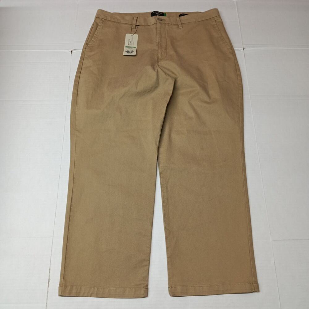 Dockers Weekend Chino High Straight Ankle‎ 34R Khaki 27" Ins